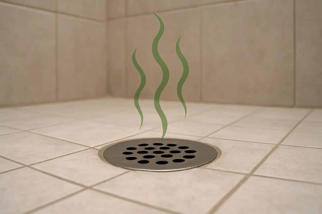 shower drain smells