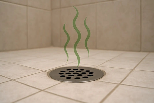 shower drain smells